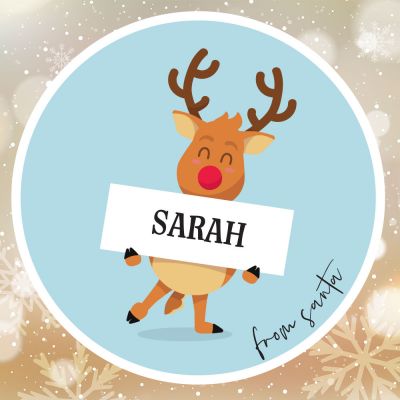 Personalised Christmas Label (set of 8)