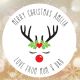 Personalised Christmas Label (set of 8)