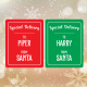 Personalised Santa Labels