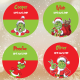 Personalised Grinch Labels